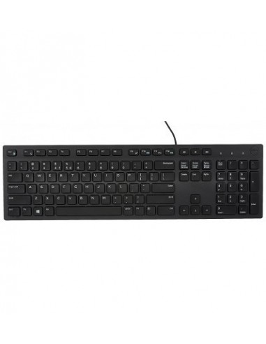 Dell KB216 Wired Multimedia USB Keyboard, Black (580-ADMT)