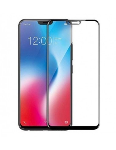 Vexclusive® Vivo V9 6D Premium Edge To Edge Cover 9H Hardness Tempered Glass