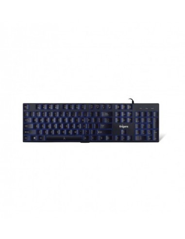 Fingers Gleaming Bluelit Wired Backlit Keyboard Spill Resistant 3 Levels Of Brightness Works Well With Windows Mac Linux