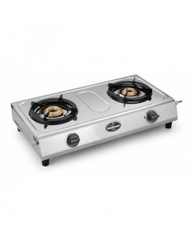 Sunflame Croma 2b Ss Stainless Steel Manual Gas Stove 2 Burners