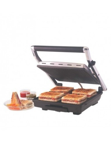 Borosil Super Jumbo 2000-Watt Grill Sandwich Maker (Black)