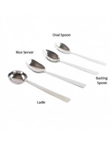 Ramsonn Deluxe Serving Spoon Hammer Design BASTING