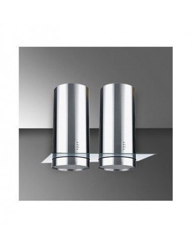 Kaff Flora Twin Dx 120 Island Unique Twin Cylinder Design Stainless Steel Finish