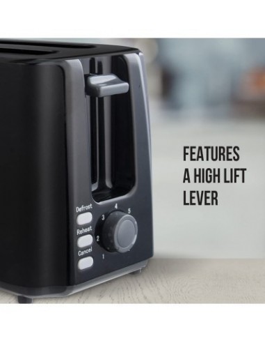 Havells Crisp Plus 750 Watt Pop up Toaster Black