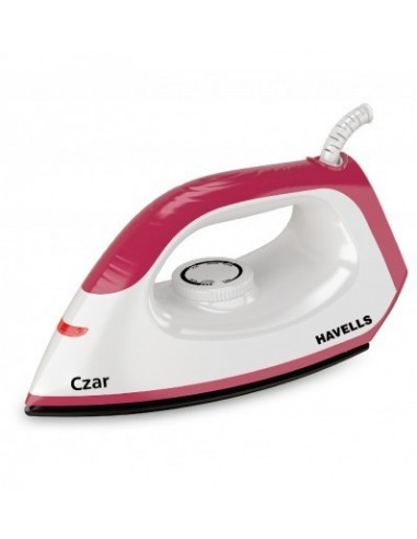 Havells By Havells Czar Dry Iron 1000 Watt 1000 W Dry Iron Ruby And White