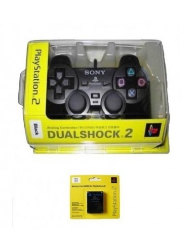 Sony Playstation 2 Joystick and Memorycard COMBO