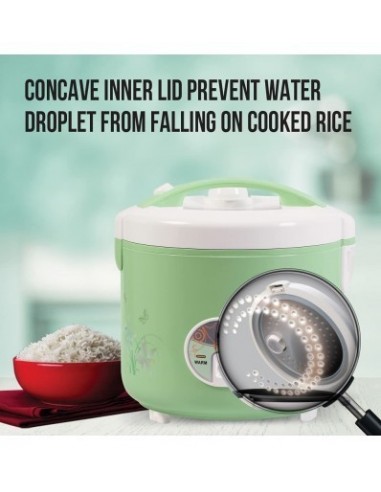 Havells Max Cook DLX 2.8 L Rice Cooker Light Green