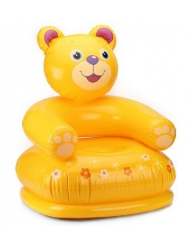 Intex Inflatable Teddy Chair / Inflatable Sofa For Kids (yellow)