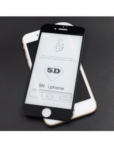 IPhone 6S / 6 Full Cover Premium 5D Tempered Glass | Buy One Get One Free (Black)