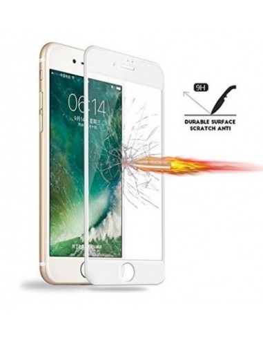 IPhone 6S Plus / 6 Plus Full Cover Premium 5D Tempered Glass | Buy One Get One Free (White)