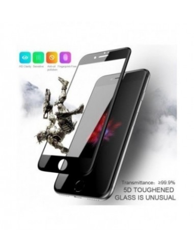 IPhone 8 Plus Full Cover Premium 5D Tempered Glass | BUY 1 GET 1 FREE (Black)