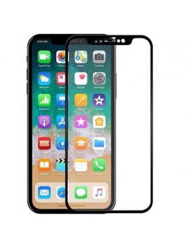 IPhone X Full Cover Premium 5D Tempered Glass | BUY 1 GET 1 FREE (Black)