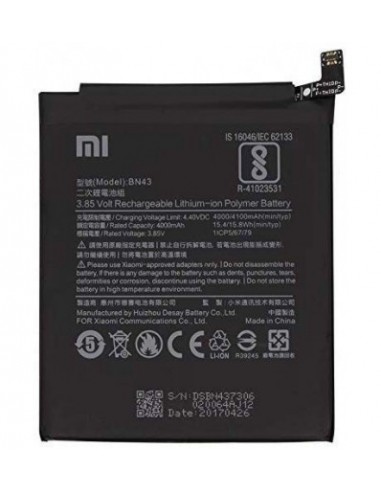 Vexclusive BN-43 4100 mAh 3.85V Battery for Redmi Note 4 (Black)