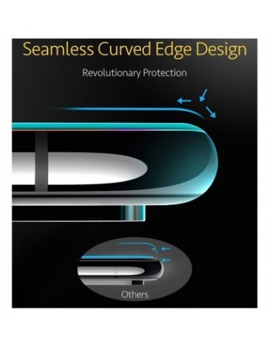 Vexclusive Tempered Glass Screen Protector for Oneplus 7T (Black) Edge to Edge Full Screen Coverage with Installation Kit (Pack