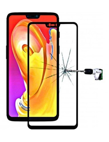 Vexclusive Pack OF 2 Full Coverage Glass 6D Edge to Edge Tempered Glass for oneplus 6
