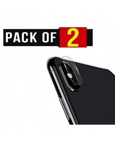 Vexclusive Present Premium Quality [HD Clear] Camera Screen Protector for iPhone Xs Max (Transparent) [Pack of 2 Glass]