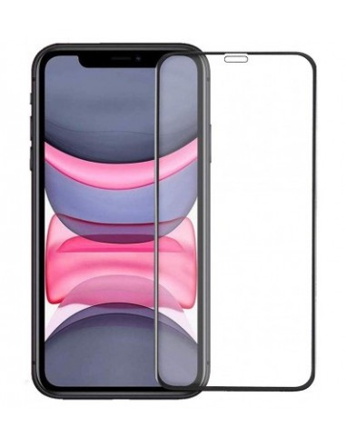Vexclusive Edge to Edge Tempered Glass Screen Protector for iPhone 11- iPhone XR Black Border Scratch Resistant Precisely Engine