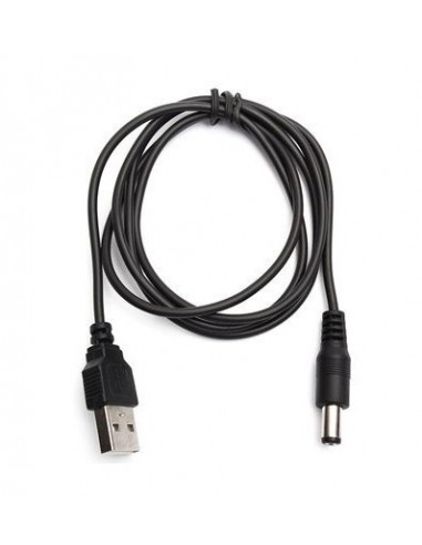 Generic USB Port to 5.5mm / 2.1mm 5V DC Barrel Jack Power Cable Connector