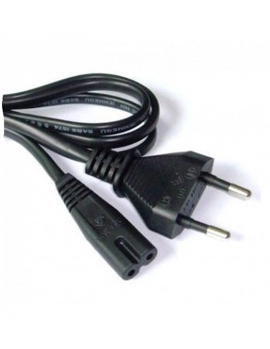 Vexclusive Power Cable Cord 2 Pin Laptop Adapter and Tape Recorder 1.8m