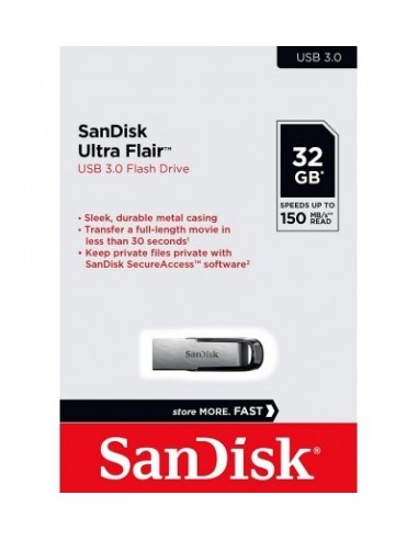 SanDisk Ultra Flair 32GB USB 3.0 Pen Drive