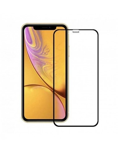 Vexclusive® Tempered Glass for iPhone XR | Screen Protector Full HD Quality Edge to Edge Coverage for iPhone XR (Black)