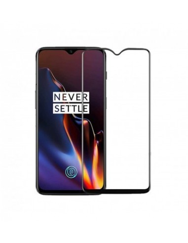 Vexclusive® Premium Tempered Glass for OnePlus 6T OnePlus 7 (Black) Edge to Edge Full Screen Coverage with Installation Kit