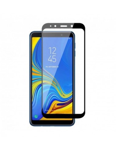 Vexclusive® Tempered Glass Screen Protector Compatible for Samsung Galaxy A7 2018 with Edge to Edge Coverage