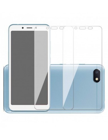 Vexclusive® Scratch Proff Tempered Glass Screen Protector for MI Redmi 7A with Full Screen Coverage (Except Edges) (Pack Of 2)