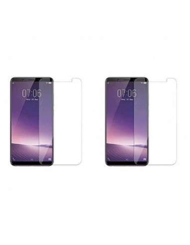 Vexclusive® Scratch Proff Tempered Glass Screen Protector for VIVO Y71i with Full Screen Coverage (Except Edges) (Pack Of 2)