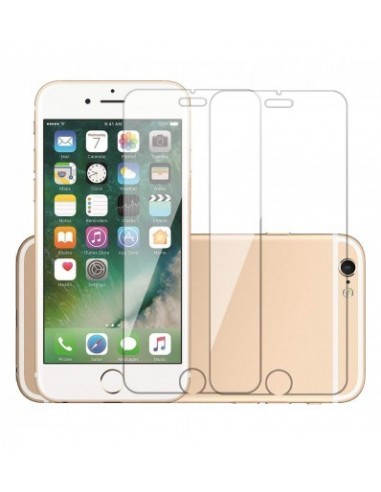 Vexclusive® Tempered Glass Compatible for iPhone 6 / 6S/ 7/ 8 (Transparent) Full Screen Coverage (Except Edges), Pack of 2