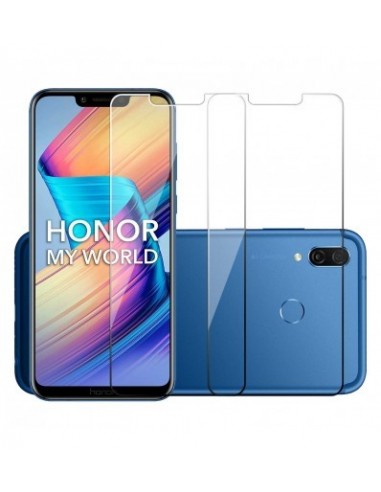Vexclusive® Tempered Glass for Huawei Honor Play (Transparent) Full Screen Coverage (Except Edges), Pack of 2