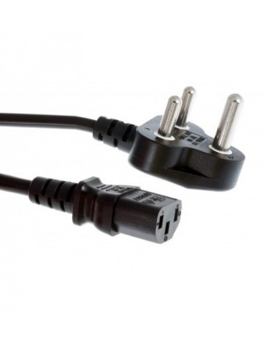 Computer Power Cable Cord for Desktops PC and Printers/Monitor SMPS Power Cable IEC Mains Power Cable Black