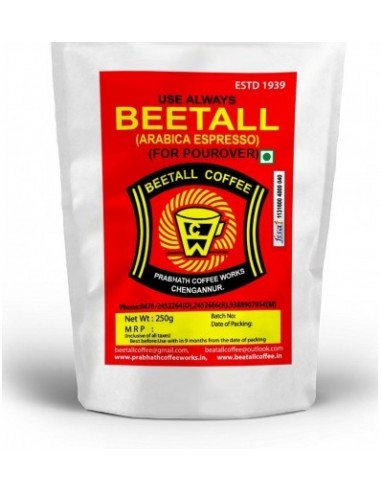 Beatall Coffee Arabica Espresso Coffee Powder for Pour Over Coffee Maker - 500 gm