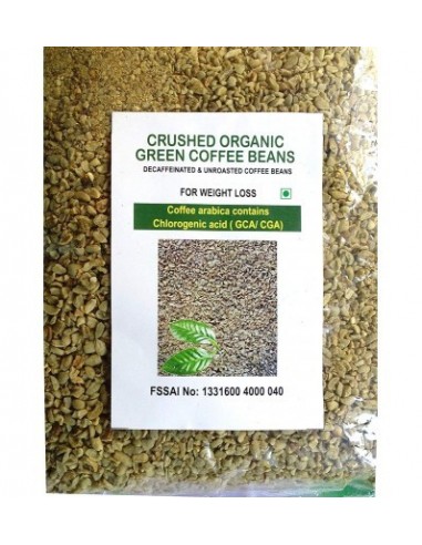 Beetall Coffee Crushed Pure & Natural Decaffeinated Green Coffee Bean 1000 Gm