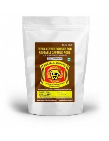 Beatall Coffee Powder Refill Coffee Powder For Coffee Pods 250 Gm