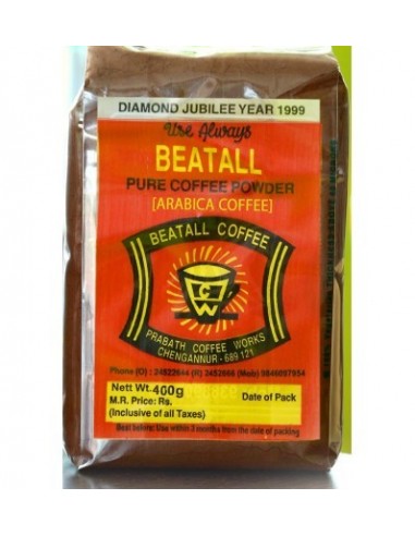 Beatall Coffee Powder Arabica Coffee Powder 400 Gm