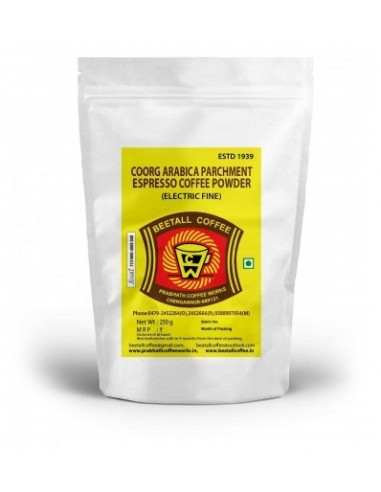 Monsooned Malabar Aa Espresso Coffee Powder 500 Gm Fine Ground For Electric Espresso Maker Coffee In A Measure Is A Treasure