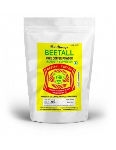 Beatall Robusta Espresso Coffee Powder For Moka Pot 250 Gm