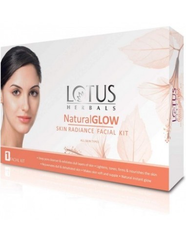 Lotus Herbals Natural Glow Kit Skin Radiance 1 Facial Kit