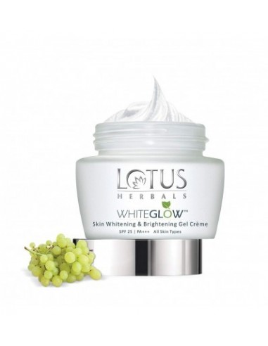 Lotus Herbals Whiteglow Skin Whitening And Brightening Gel Cream SPF-2