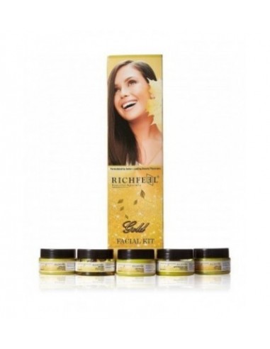 Richfeel Gold Facial Kit (Pack of 5 ) - 250 gm