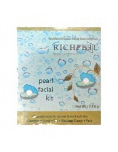 Richfeel Pearl Facial Kit, 5x6g (Pack of 3 )