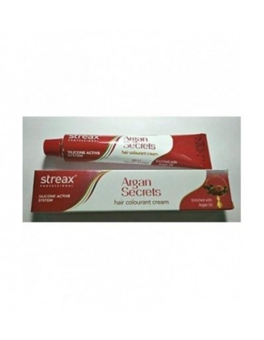 Streax Pro Salon Hair Colourant Creme Natural Black 1 (Pack of 2)