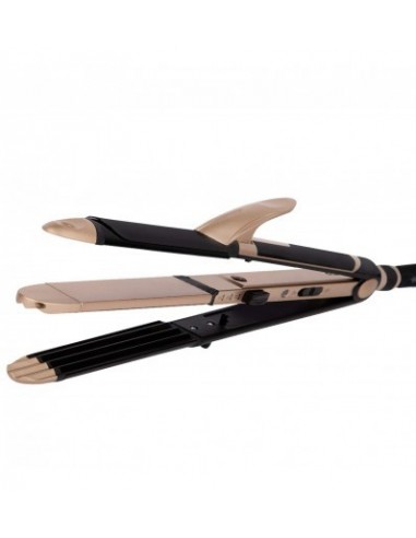 VEGA 3 in 1 Hair Styler - Straightener, Curler and Crimper (VHSCC-01), Black