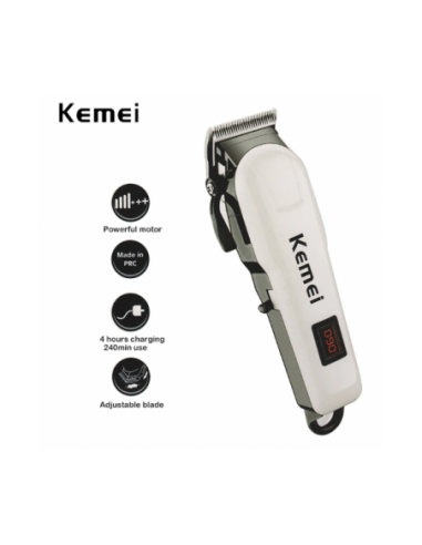 Kemei rechargeable professional hair clipper - 809a