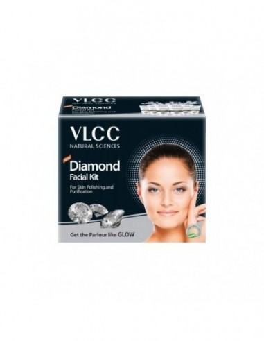 Vlcc diamond facial kit 60 gm - for 2 facials