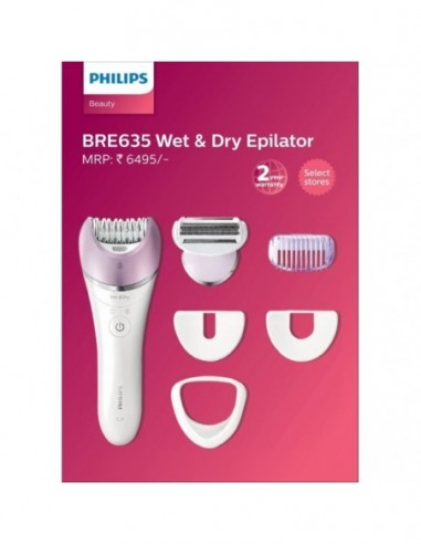 Philips bre 635 wet & dry epilator