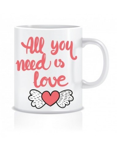 Everyday Desire All you need is Love Ceramic Coffee Mug - Valentines / Anniversary gifts for girlfriend, boyfriend - ED396