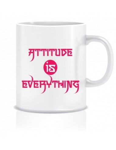 Everyday Desire Attitude is Everything Printed Ceramic Coffee Mug ED092