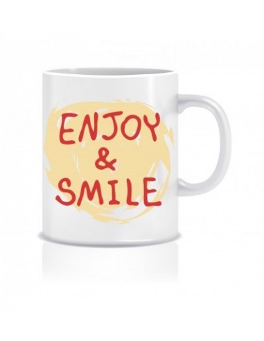 Everyday Desire Enjoy N Smile Ceramic Coffee Mug ED010